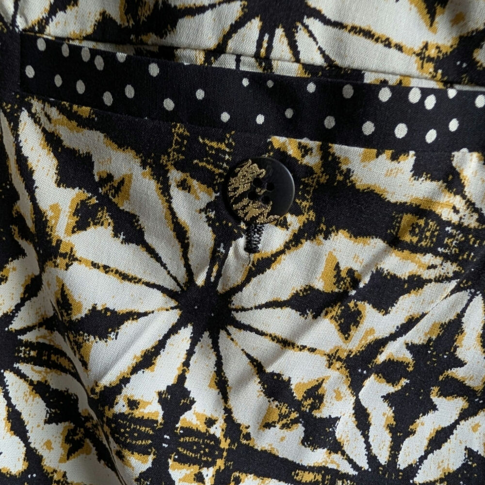 Soft Surroundings Canna Batlik Printed Wide-Leg Palazzo Pants Size Medium - Picture 5 of 7